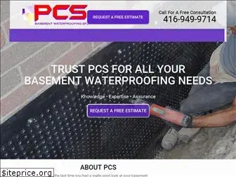 pcswaterproofing.com