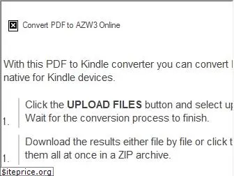 pdf2kindle.com