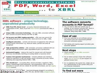 pdf2xbrl.com