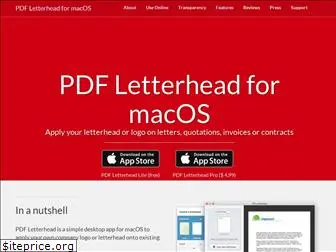 pdfletterhead.net