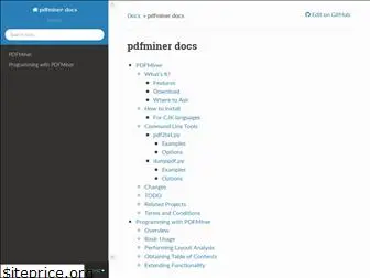 pdfminer-docs.readthedocs.io