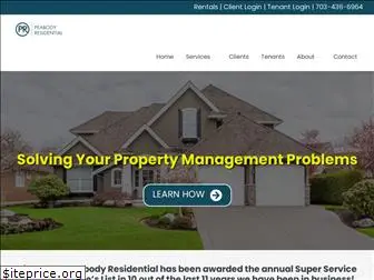 peabodyresidential.com