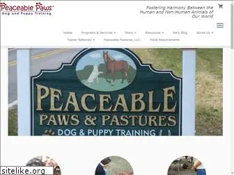 peaceablepaws.com