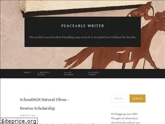 peaceablewriter.wordpress.com