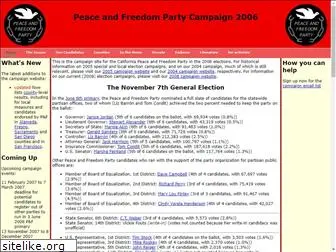 peaceandfreedom2006.org