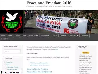 peaceandfreedom2016.org