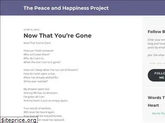 peaceandhappinessproject.com