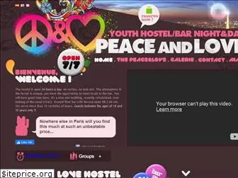 peaceandlovehostel.com