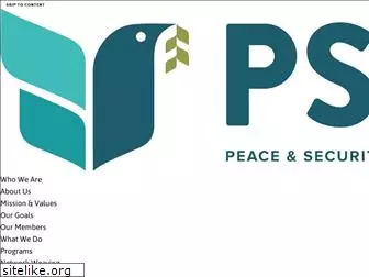 peaceandsecurity.org