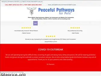 peacefulpathwaysforpets.com