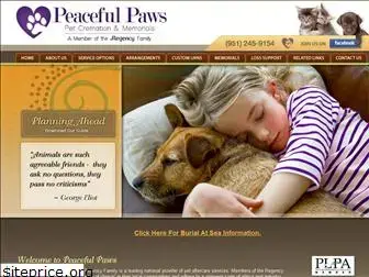 peacefulpawspet.com