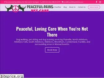 peacefulpawspetcare.com