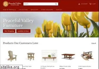 peacefulvalleyfurniture.com