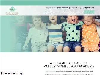 peacefulvalleymontessori.org