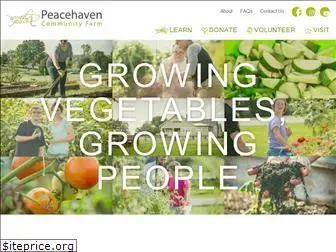 peacehavenfarm.org