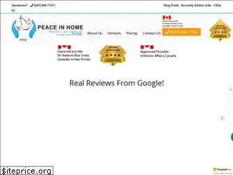 peaceinhomehealthcare.com