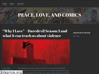 peaceloveandcomics.com