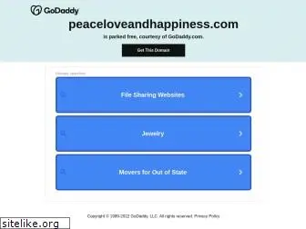 peaceloveandhappiness.com