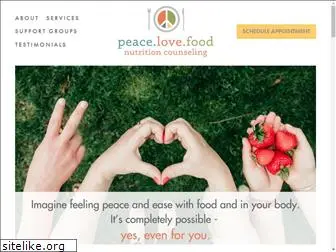 peacelovefoodnutrition.com