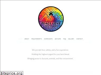 peacelovepetcare.com