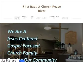 peaceriverbaptist.com