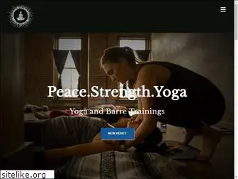 peacestrengthyoga.com