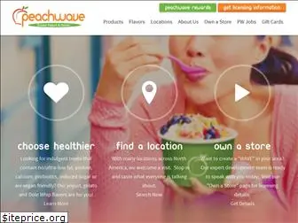 peachwaveyogurt.com