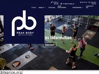 peakbody.com.au