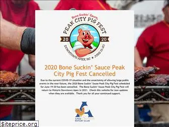 peakcitypigfest.com