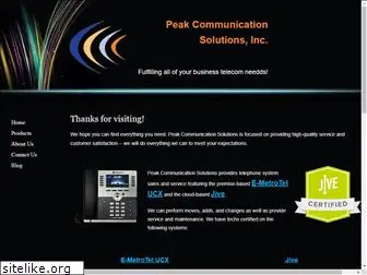 peakcomm-nc.com