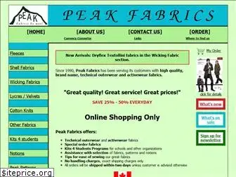 peakfabrics.com