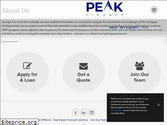 peakfinanceco.com