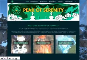 peakofserenity.com