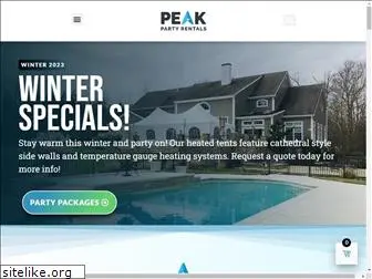 peakpartyrentals.com