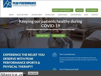 peakperformanceclinics.com