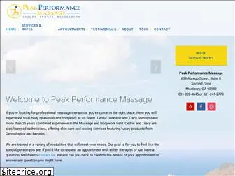 peakperformancemassage831.com