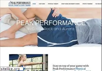 peakperformanceptst.com