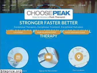 peakphysicaltherapy.com