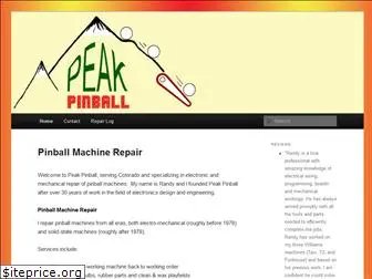peakpinball.com