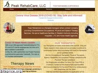 peakrehabcare.com