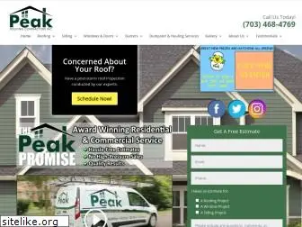 peakroofingcontractors.com