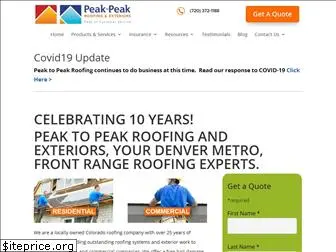 peaktopeakroofing.com