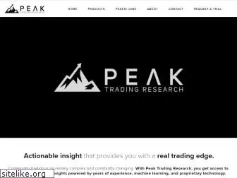 peaktradingresearch.com