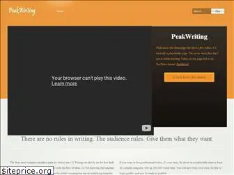 peakwriting.com