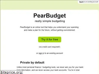 pearbudget.com