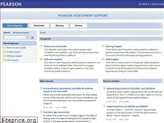 pearsonassessmentsupport.com