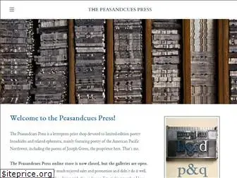 peasandcues.press