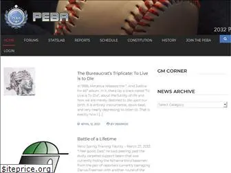 pebabaseball.com