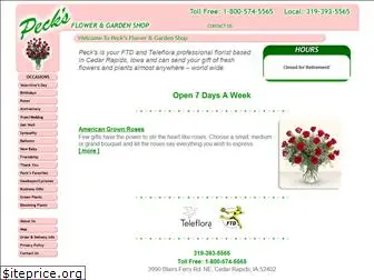 pecksflorist.com