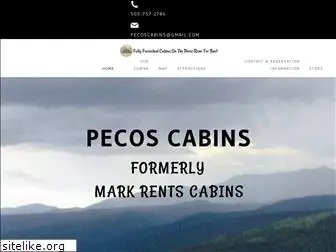 pecoscabins.com
